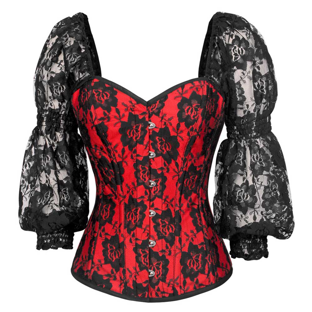 Attitude Corsets - Safíriël Vollbrust Korsett - Rot